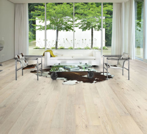 Kahrs Nouveau Blonde Oak Engineered 1-Strip Wood Flooring, Brushed, Matt Lacquered, 187x3.5x15mm Image 2