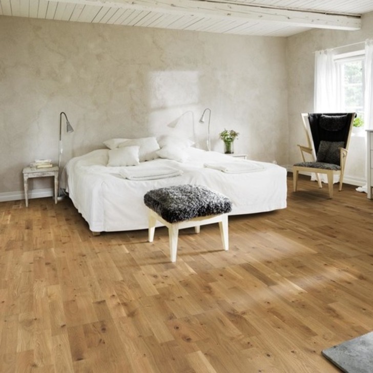 Kahrs Gotaland Boda Engineered Oak Flooring, Rustic, Brushed, Oiled, 196x3.5x15mm Image 2