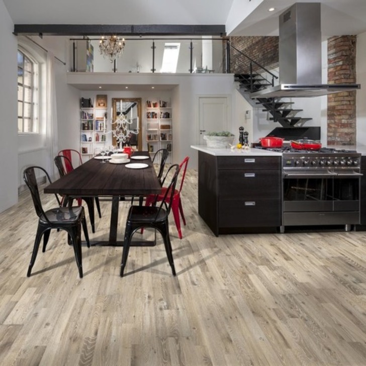 Kahrs Gotaland Kilesand Engineered Oak Flooring, Rustic, Brushed, Stained, Oiled, 196x3.5x15mm Image 2