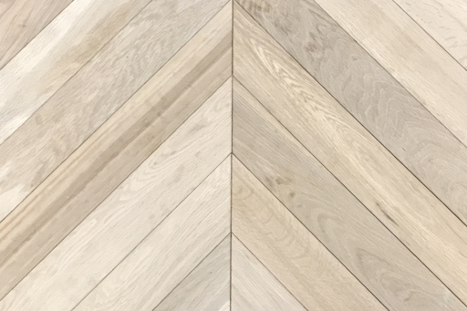 Tradition Classics Chevron Engineered Oak Flooring, Rustic, Unfinished, 90x15x530mm Image 1