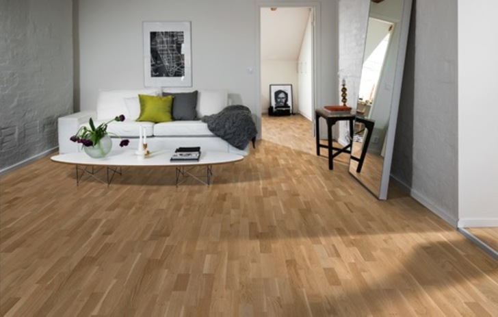 Kahrs Activity Engineered Oak Flooring, Natural, Satin Lacquered, 200x3.6x30mm Image 3