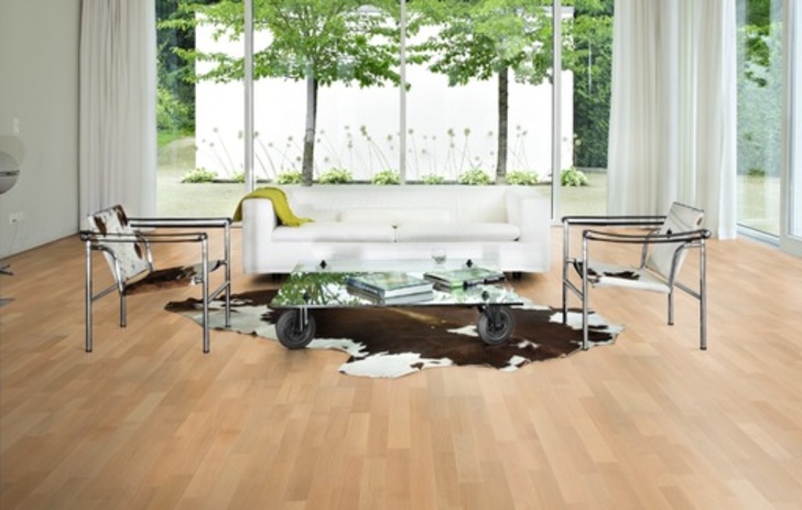 Kahrs Activity Engineered Beech Flooring, Natural, Satin Lacquered, 200x3.6x30mm Image 2