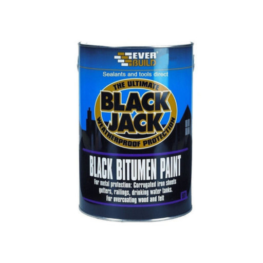 BlackJack 901 Black Bitumen Paint, 2.5L Image 1