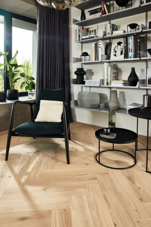 Boen Animoso Oak Engineered Flooring, Brushed, Live Pure Lacquer, 138x14x690mm Image 2