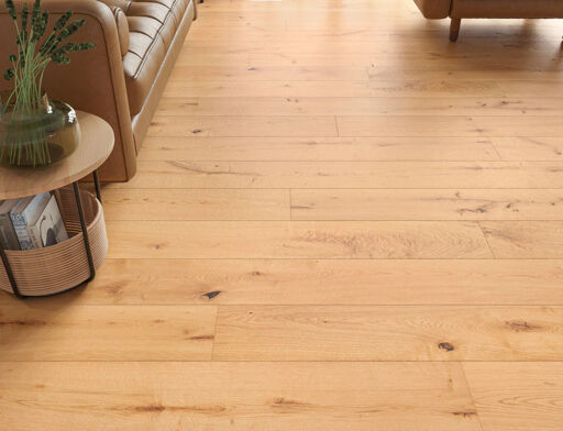 Kalix Engineered Oak Flooring, Rustic, Brushed & Oiled, 190x14x1900mm Image 3
