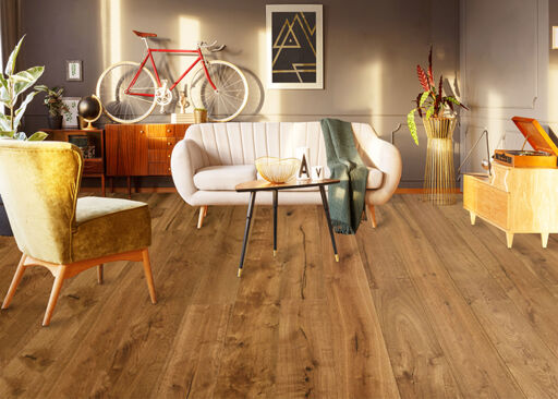 Chene Westminster Rustic Glaze Oak Engineered Flooring, Brushed & UV Lacquered, 190x15x1900mm Image 1