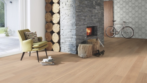 Boen Oak Andante Engineered Flooring, Live Pure Lacquered, 14x181x2200mm Image 2