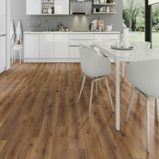 Evergreen Smoked Oak Laminate Plank Flooring, 196x12x1215mm Image 1