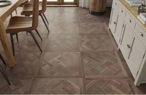 Leksand Versailles Engineered Oak Flooring, Rustic, Brushed, UV Oiled, 600x14x600mm Image 3