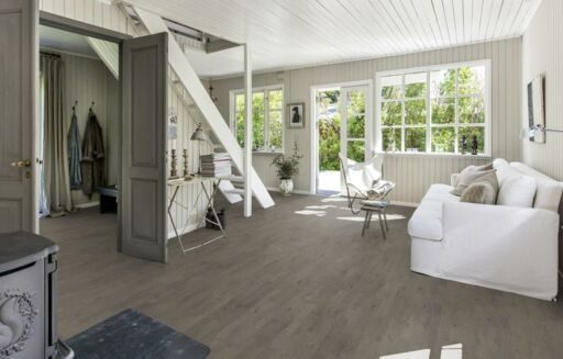 Kahrs Beyond Retro Strip Pearl Grey Engineered 3-Strip Wood Flooring, Ultra Matt Lacquer, 200x15x2423mm Image 3
