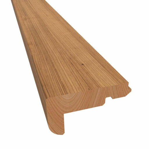 Kahrs Cherry Solid Stair Nosing for 15mm Woodloc, Satin Lacquered, 35x60x1200mm Image 1