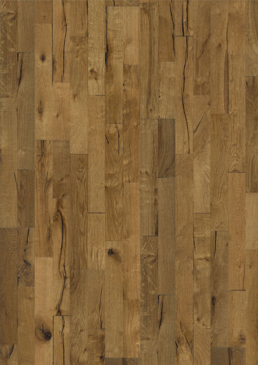 Kahrs Da Capo Decorum Oak Engineered Wood Flooring, Handscraped, Brushed, Oiled, 190x3.5x15mm Image 1