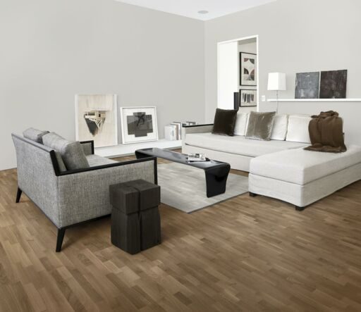 Kahrs Ground Oak Seed Engineered 3-Strip Wood Flooring, Matt Lacquered, 188x13x2266mm Image 4