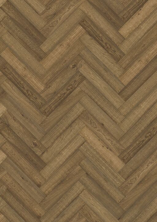 Kahrs Smoked Herringbone Engineered Oak Flooring, Natural, Brushed & Oiled, 120x11x600mm Image 4