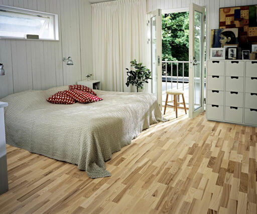 Kahrs Kalmar Ash Engineered Wood Flooring, Lacquered, 200x15x2423mm Image 4