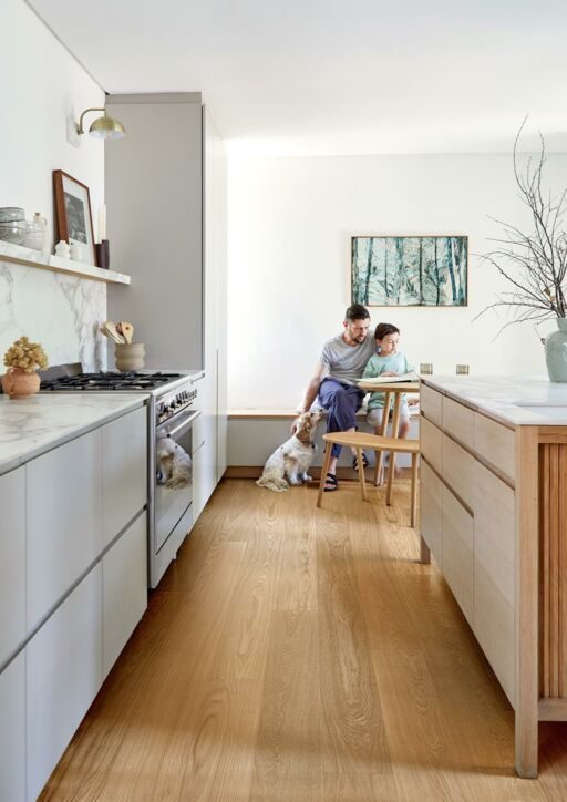 Kahrs Life Authentic Oak Nutmeg Engineered Flooring, Brushed & Ultra Matt Lacquered, 193x10x1980mm Image 2