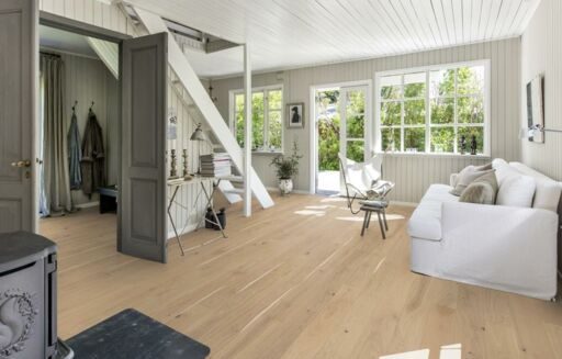 Kahrs Lux Eggshell Engineered Oak Flooring, Rustic, Brushed, Ultra Matt Lacquered, 151x15x2420mm Image 3
