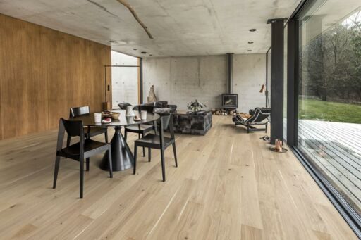 Kahrs Lux Eggshell Engineered Oak Flooring, Rustic, Brushed, Ultra Matt Lacquered, 151x15x2420mm Image 4