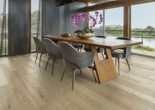 Kahrs Nouveau White Oak Engineered 1-Strip  Wood Flooring, Brushed, Matt Lacquered, 187x15x2420mm Image 2