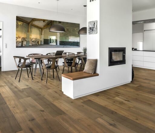 Kahrs Sanssouci Engineered Oak Flooring, Rustic, Smoked, Brushed & Oiled, 305x18x2400mm Image 2