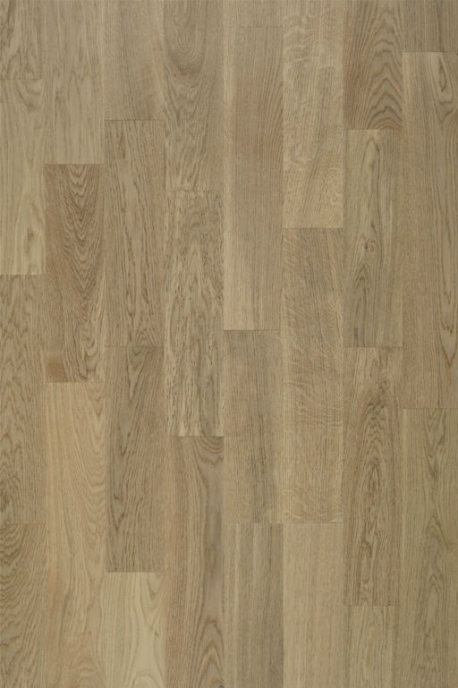 Kahrs Portofino Oak Engineered 2-Strip Wood Flooring, White, Matt Lacquered, 200x15x2423mm Image 1