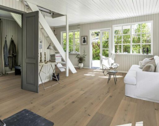 Kahrs Royal Chillon Engineered Oak Flooring, Rustic, Smoked, Brushed & Oiled, 305x18x2400mm Image 3