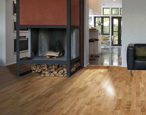 Kahrs Savannah Cherry Engineered 3-Strip Wood Flooring, Satin Lacquered, 200x15x2423mm Image 2