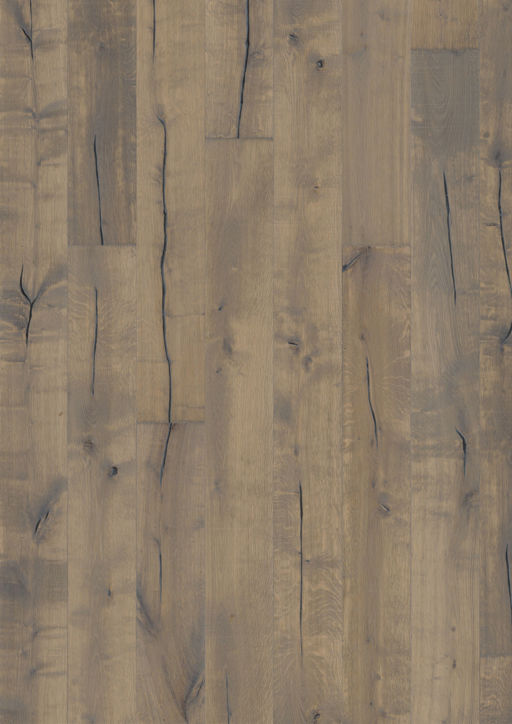 Kahrs Smaland Handbord Engineered Oak Flooring, Light Smoked, Rustic, Brushed, Oiled, 187x3.5x15mm Image 1