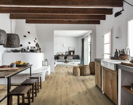 Kahrs Smaland, Klinta Engineered Oak Flooring, Rustic, Handscraped, Brushed & Oiled, 187x15x2420mm Image 3