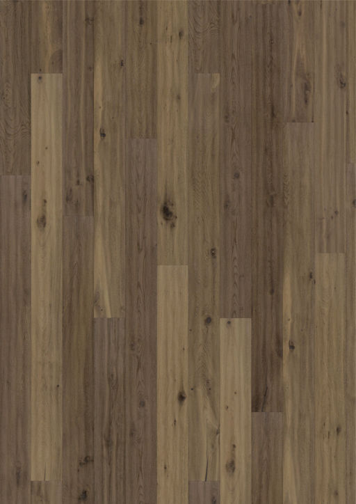 Kahrs Smaland Ydre Engineered Oak Flooring, Rustic, Brushed, Oiled, 187x3.5x15mm Image 1