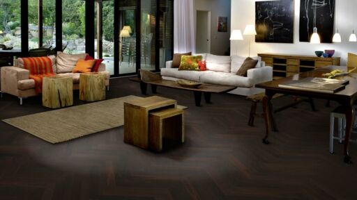 Kahrs Studio Smoked Oak AB Engineered Herringbone Flooring, Prime, Matt lacquer, 70x490x11mm Image 3
