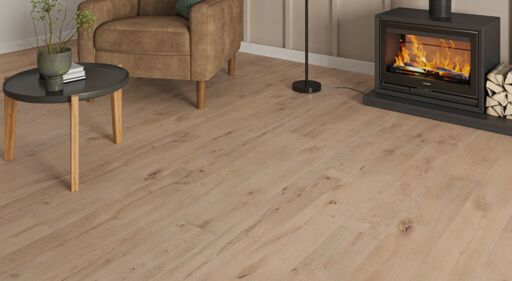 Meafors Engineered Oak Flooring, Rustic, Brushed & Lacquered, 190x14x1900mm Image 3