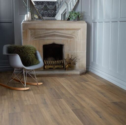 Polyflor Camaro Rigid Core Astoria Oak Vinyl Flooring, 177.4x5.5x1212.4mm Image 2