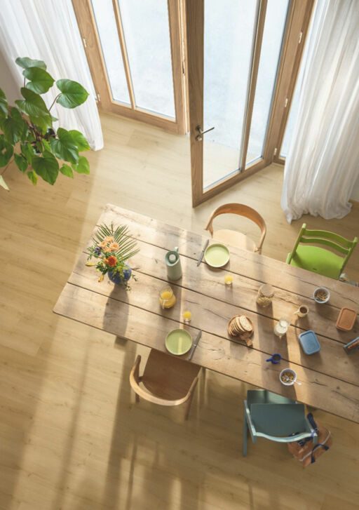 QuickStep Alpha Bloom, Brushed Oak Honey Vinyl Flooring, 209x6x1494mm Image 4