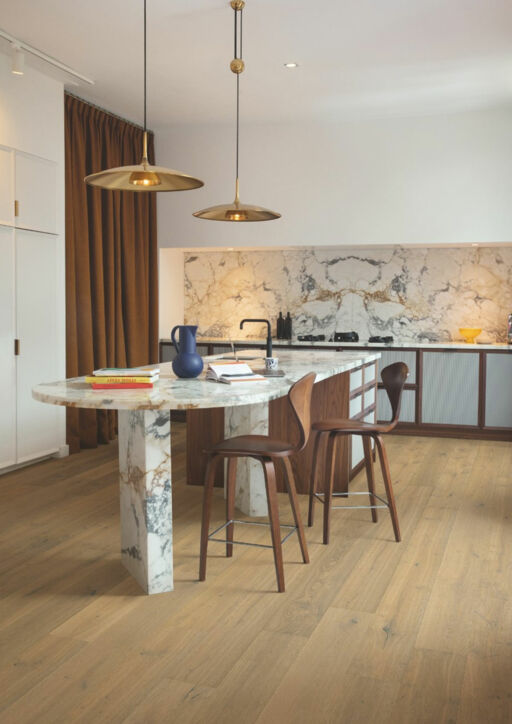 QuickStep Cascada Mustard Oak Engineered Flooring, Rustic, Extra Matt Lacquered, 190x13x1820mm Image 2