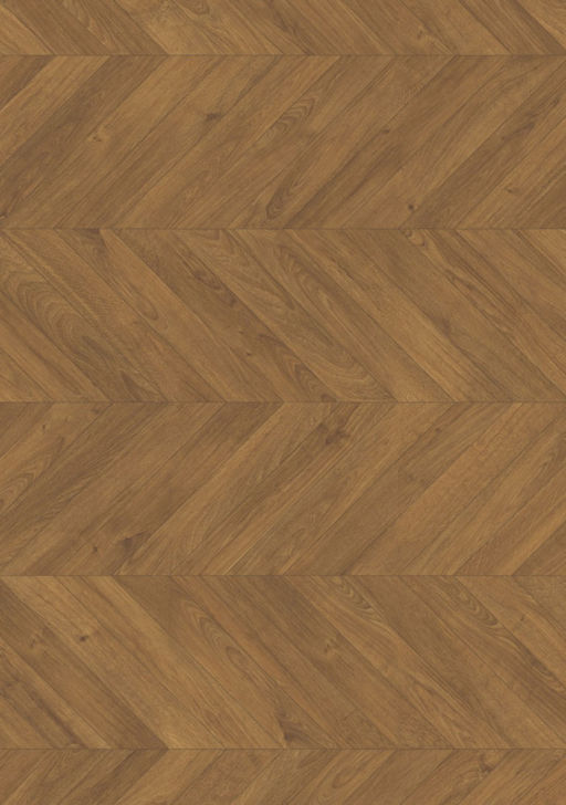 QuickStep Impressive Patterns, Chevron Oak Brown Laminate Flooring, 8mm Image 1