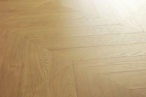 QuickStep Impressive Patterns Chevron Oak Natural Laminate Flooring, 8mm Image 5