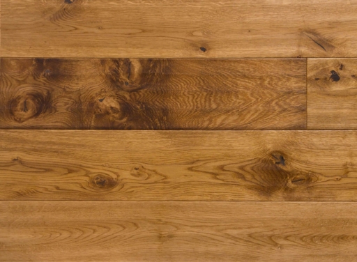 Xylo Engineered Oak Flooring, Handscraped, Smoked, Brushed, UV Oiled, 190x4x20mm Image 1