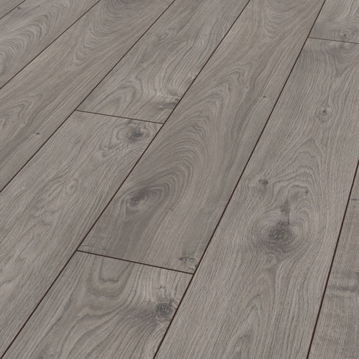 Robusto Atlas Oak Anthracite Laminate Flooring, 12mm Image 1