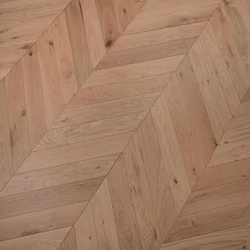 Tradition Chevron Engineered Oak Flooring, Natural, Invisible Oiled, 90x14x510mm Image 4