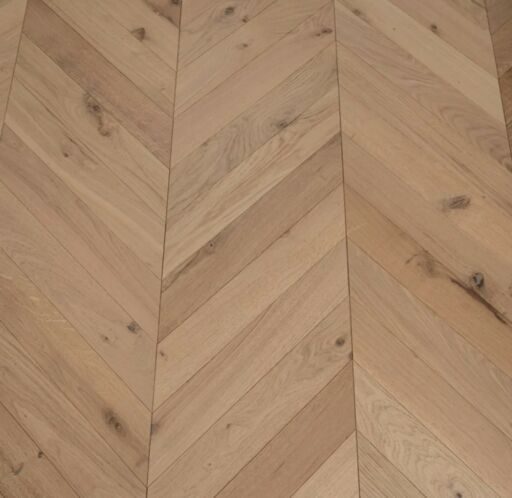 Tradition Chevron Engineered Oak Flooring, Rustic, Invisible Matt Lacquered 90x14x510mm Image 4