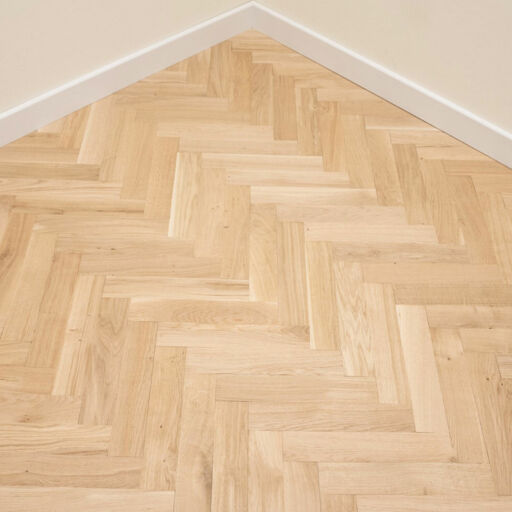 Tradition Classics Solid Oak Parquet Flooring Blocks, Unfinished, Prime, 70x22x280mm Image 1