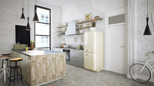 Luvanto Design Tiles Weathered Concrete Luxury Vinyl Flooring, 305x2.5x610mm Image 2