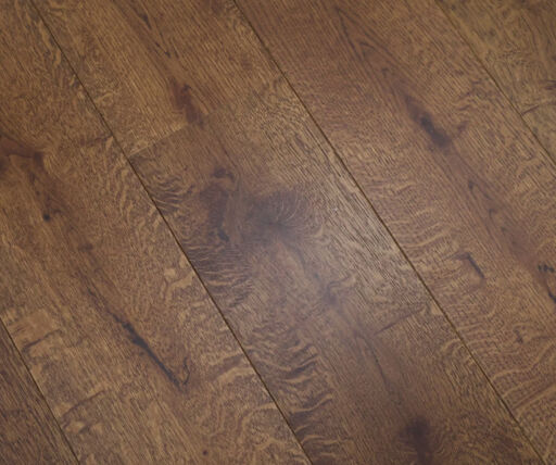Tradition Engineered Oak Flooring, Golden Brandy, Brushed, Matt Lacquered, 190mm x 14mm x 1900mm Image 2