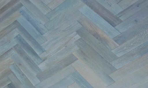 Tradition Select Engineered Oak Herringbone Flooring, Brushed Dark Grey, UV Oiled 90x15x450mm Image 2