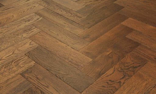 Tradition Select Engineered Oak Herringbone Flooring, Dark Mahagony, Natural Oiled, 115x14x430mm Image 2