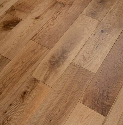 Tradition Solid Oak Flooring, Rustic, Brushed, Oiled, RLx90x18mm Image 2