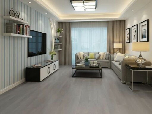 Tradition WPC Royal White Vinyl Flooring Planks (with 1mm built-in underlay), 178x6.5x1217mm Image 1