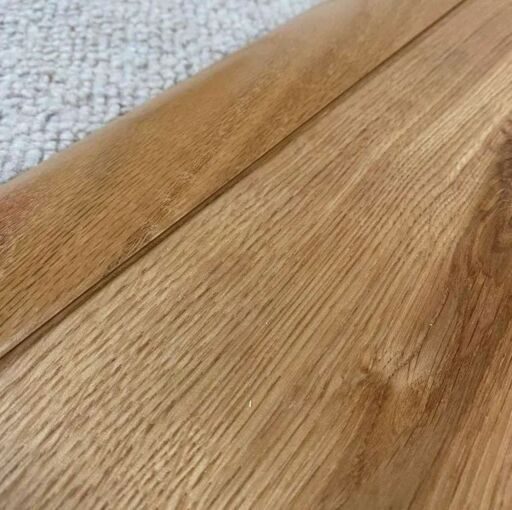 Traditions Solid Oak Wood-To-Carpet Threshold, Unfinished, 20mm, 0.9m Image 3
