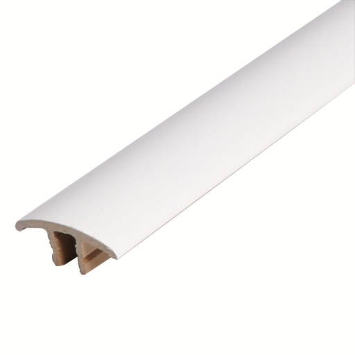 HDF Unistar White Threshold For Laminate Floors, 90cm Image 1